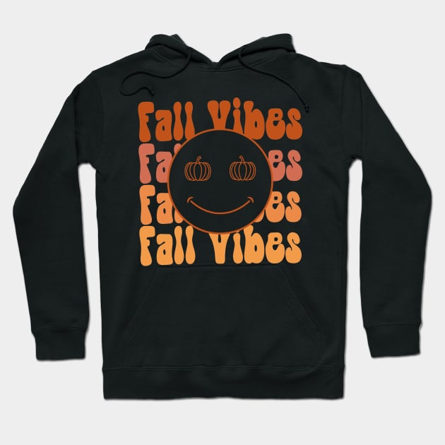 Fall Vibes - Autumn Season - Fall Season - Thanksgiving - Autumn Vibes Hoodie by Stylish Dzign